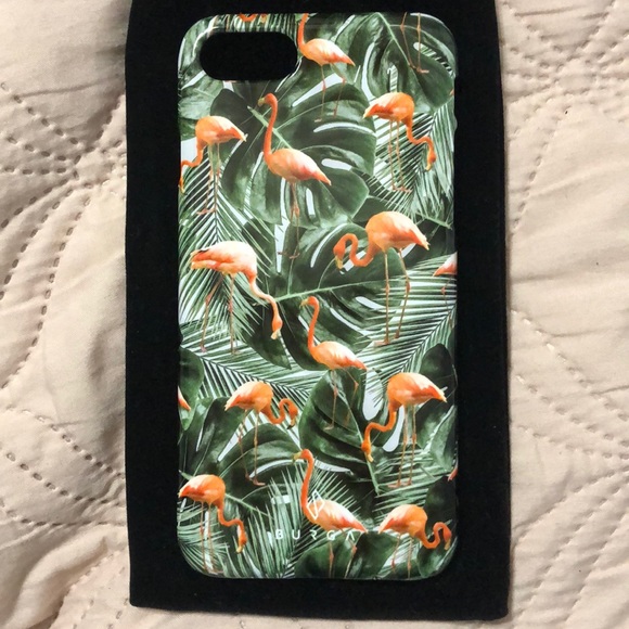 iphone 8 flamingo burga phone case - Picture 1 of 2